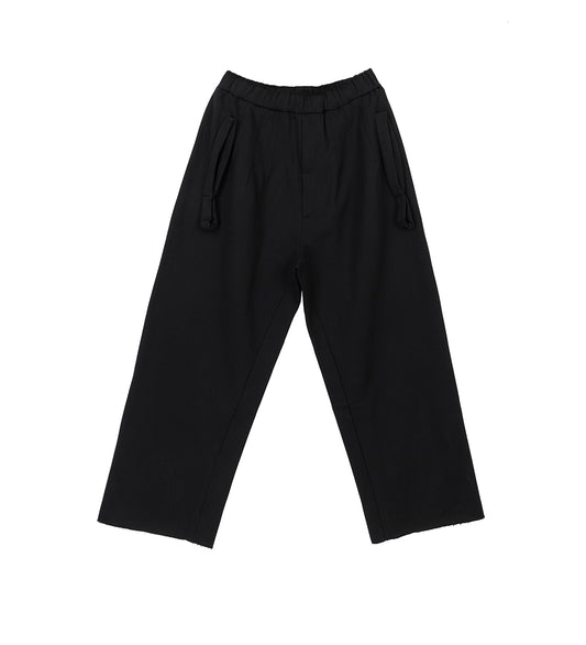 WIDE SWEATPANT BLACK