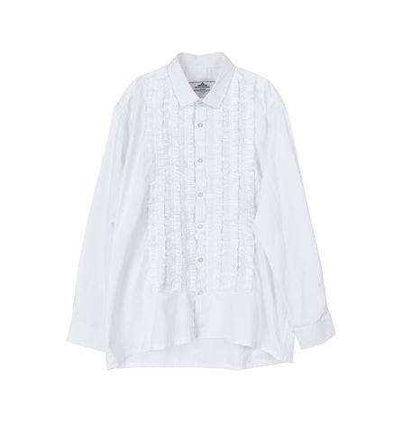 FRILL SHIRT WHITE FRILL SHIRT WHITE