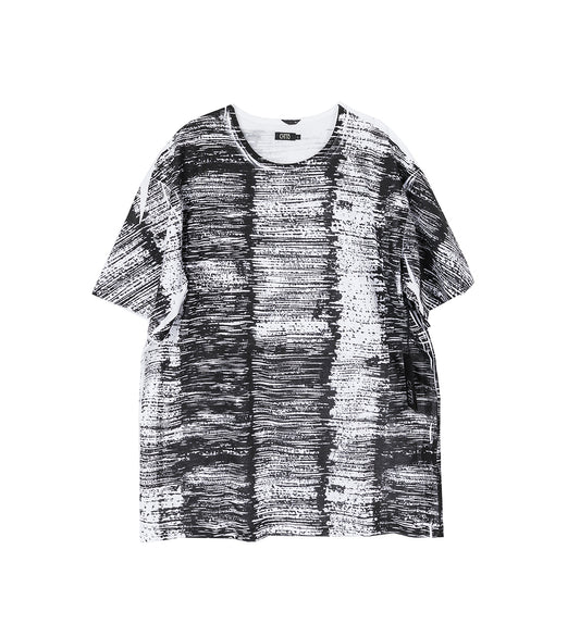 KNOCK OUT PUP TEE BLACK/WHITE