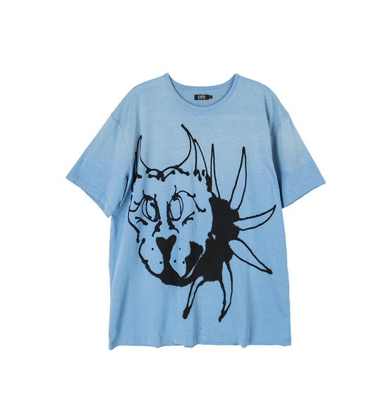 MIKA TEE WASHED BLUE