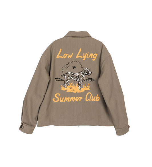 LOW LYING SUMMER CLUB JACKET GREY
