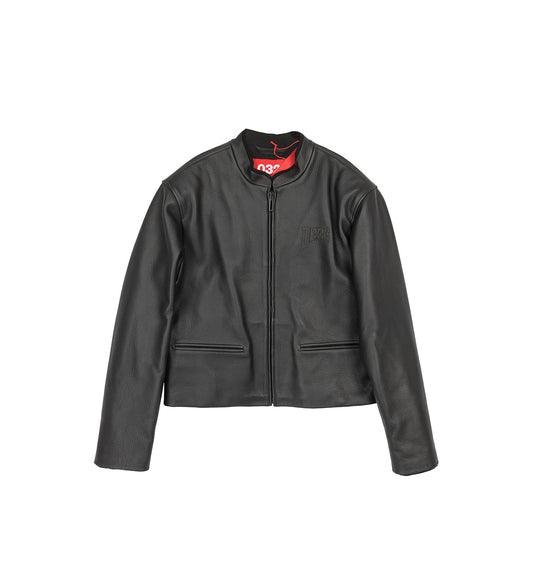 ATTRITION LEATHER JACKET FADED BLACK