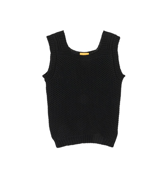 SWEATER VEST BLACK