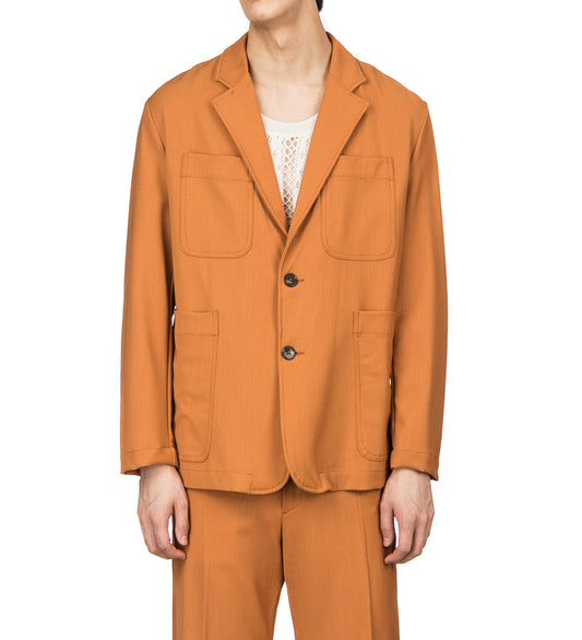 CMMN SWDN TROY SINGLE BREASTED BLAZER DUSTY CLAY