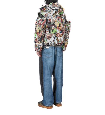 BLESS X SUPREME COUPLE PUFFER MULTI/BLACK/WHITE BLESS X SUPREME COUPLE PUFFER MULTI/BLACK/WHITE