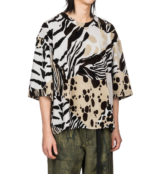 T-SHIRT PELAGE FLOCKED JACQUARD