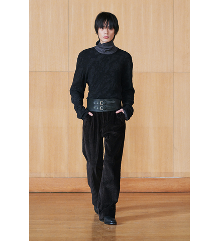 GIRDLE BELT SLOW BLACK ARID BULL HIDE GIRDLE BELT SLOW BLACK ARID BULL HIDE