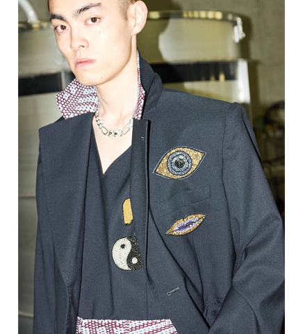 BEADS PIN SET ELEPHAT & YINYANG MIX BEADS PIN SET ELEPHAT & YINYANG MIX