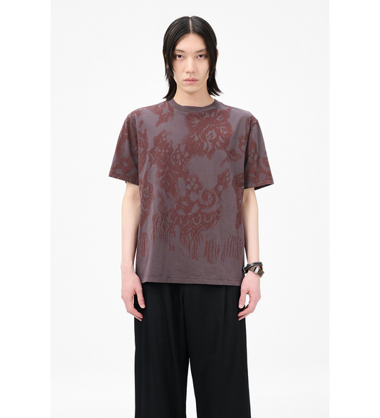 BOX T-SHIRT TASTY RASIN LACE STENCILE