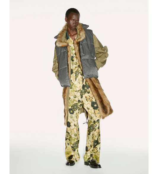 WEATHER CLOTH COAT KHAKI