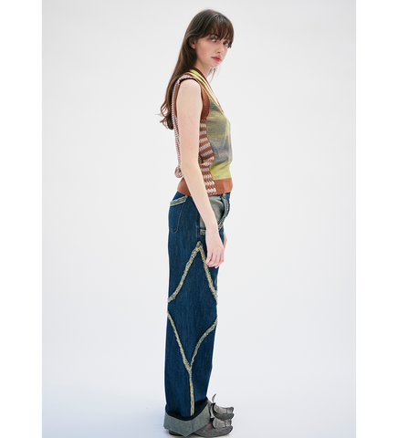 HOT KNIT VEST FIRE LIME & TERRA HOT KNIT VEST FIRE LIME & TERRA