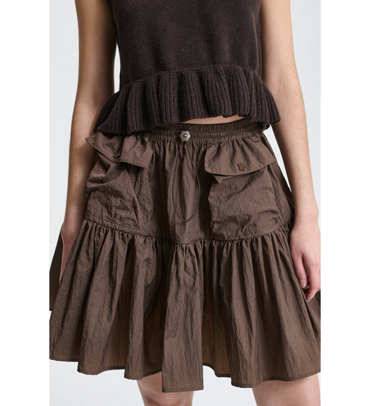 BLAIR SKIRT BROWN