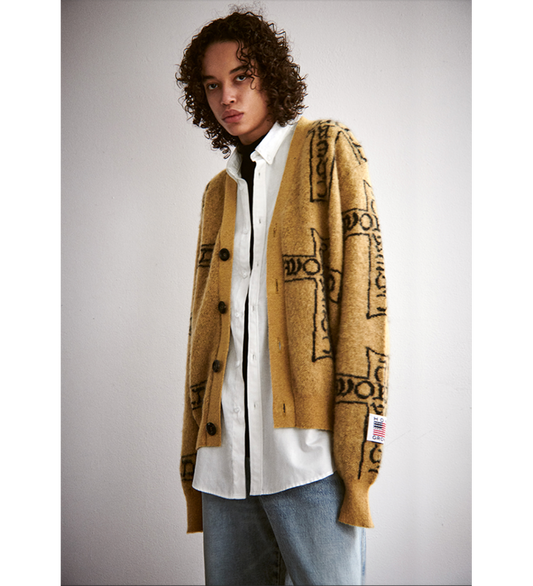 CW CROSSES KNITWEAR SAFFRON