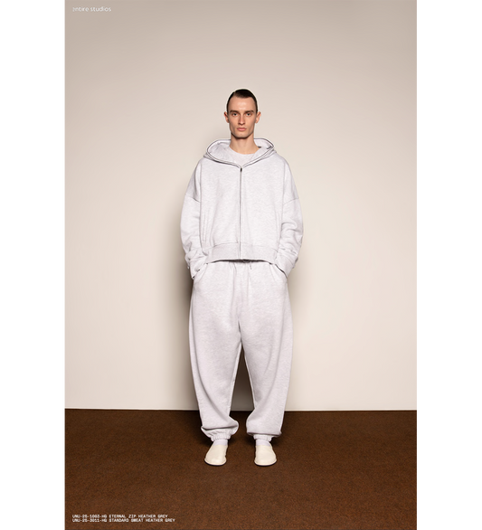 ETERNAL ZIP HEATHER GREY