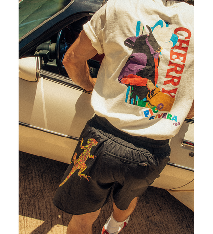 DESERT GECKO RUNNING SHORT BLACK DESERT GECKO RUNNING SHORT BLACK