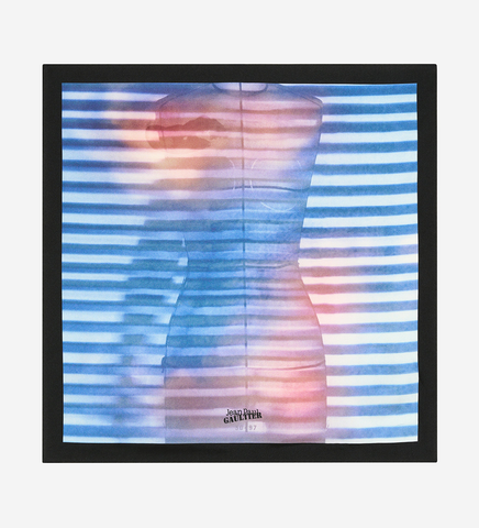 SILK SCARF AIR PRINT LIGHT BLUE/BLUE/PEACH SILK SCARF AIR PRINT LIGHT BLUE/BLUE/PEACH