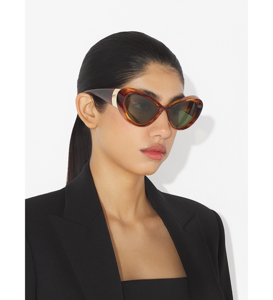 ACETATE SUNGLASSES PARISIAN CAT BROWNECAILLE
