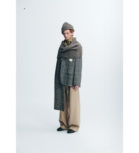 FLOWER SQUARE BLAZER INDIGO