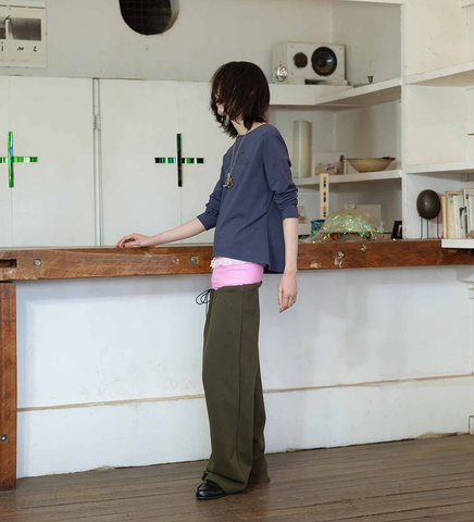 THE REAL ME LONGSLEEVE GRAY/BLUE THE REAL ME LONGSLEEVE GRAY/BLUE