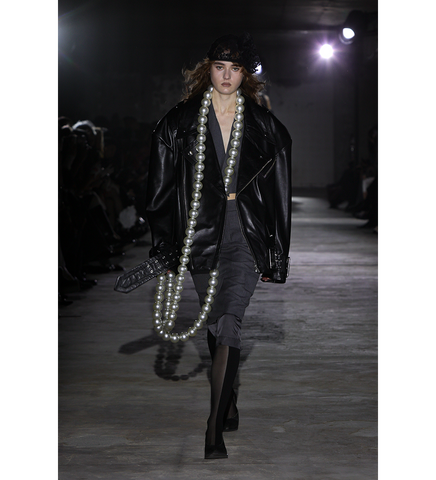 OVERSIZED MOTO JACKET BLACK OVERSIZED MOTO JACKET BLACK