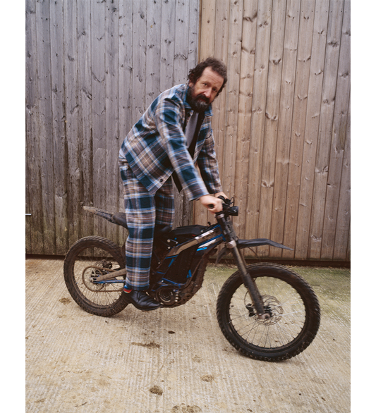 BILL CROPPED WORKWEAR JACKET TARTAN CHECK