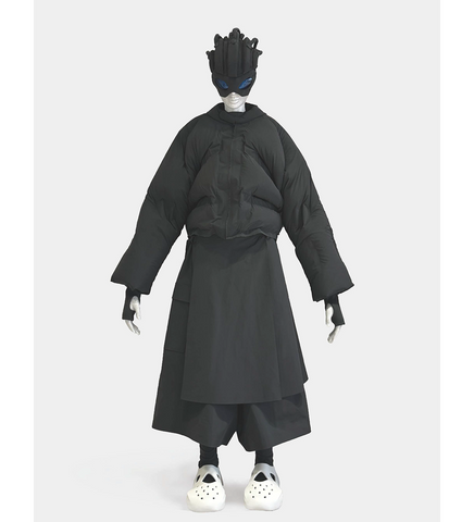 LAYERED SHORTS DARK GREY LAYERED SHORTS DARK GREY