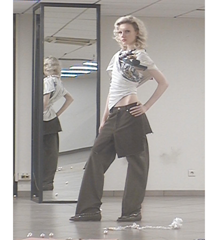 THIGH HIGH LEVEL BOOT FLAT ARMY CANVAS THIGH HIGH LEVEL BOOT FLAT ARMY CANVAS