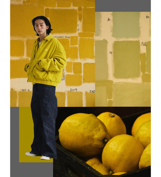 CORDUROY JACKET SUN YELLOW