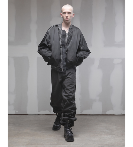 CUT OUT BOMBER BLACK OIL WASH CUT OUT BOMBER BLACK OIL WASH