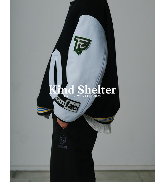 HINDI STADIUM JACKET BLACK
