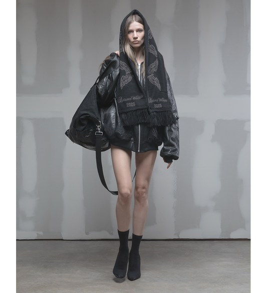 SOCCR SCARF TONAL BLACK