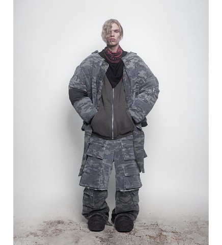 BOMBER JACKET WOODLAND CAMO BOMBER JACKET WOODLAND CAMO