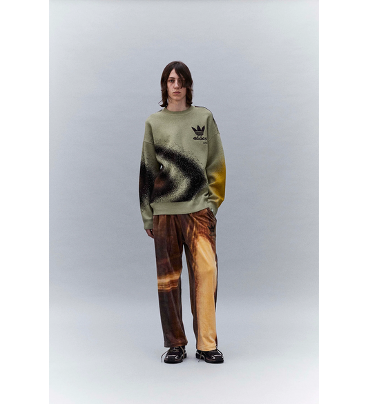 SONG FOR THE MUTE X ADIDAS 004 CREW KNIT TENT GREEN