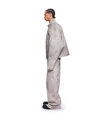 BIKER PANTS DIRTY WHITE BIKER PANTS DIRTY WHITE