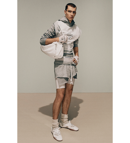 FREDERICO STENCIL LOGO GREY MELANGE FREDERICO STENCIL LOGO GREY MELANGE