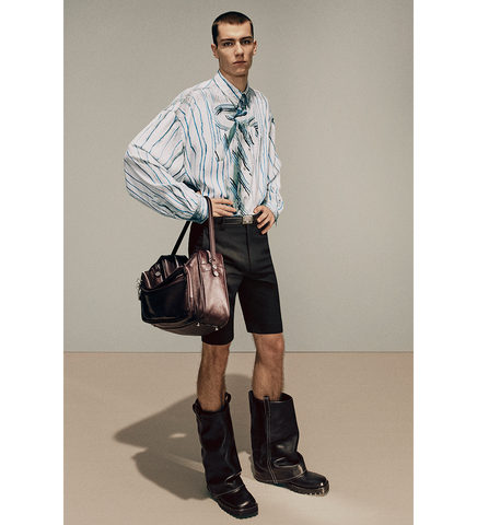 SETAR LS VISCOSE PAINTED SUIT BOW BLUE MULTI SETAR LS VISCOSE PAINTED SUIT BOW BLUE MULTI