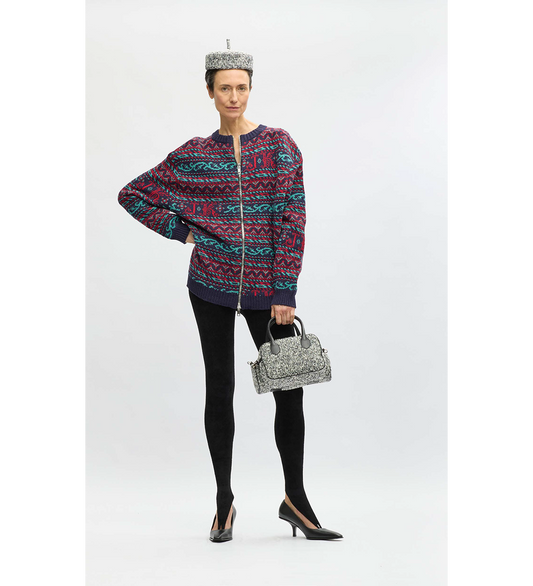 KAIR V NECK SWEATER NAVY