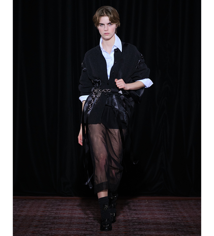 PEARL AND CRYSTAL ROSE KNEE SOCK BLACK/JET PEARL AND CRYSTAL ROSE KNEE SOCK BLACK/JET