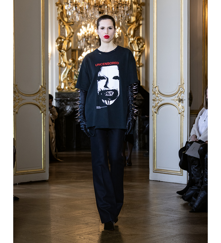 UNCENSORED TEE SCLERA BLACK UNCENSORED TEE SCLERA BLACK