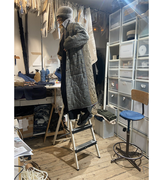 MULTISEASONAL QUILTED WORKCOAT CHECKED