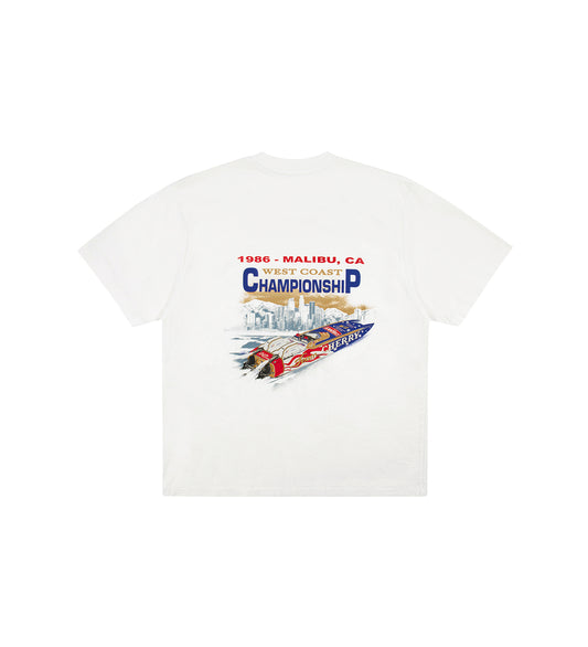OFFSHORE BOXY POCKET T-SHIRT VINTAGE WHITE