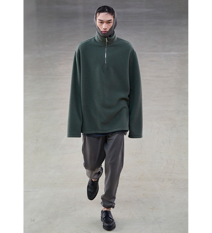 FLEECE POLO CAMOSCIO FLEECE POLO CAMOSCIO