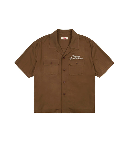 ROADRUNNER BOWLING SHIRT BROWN