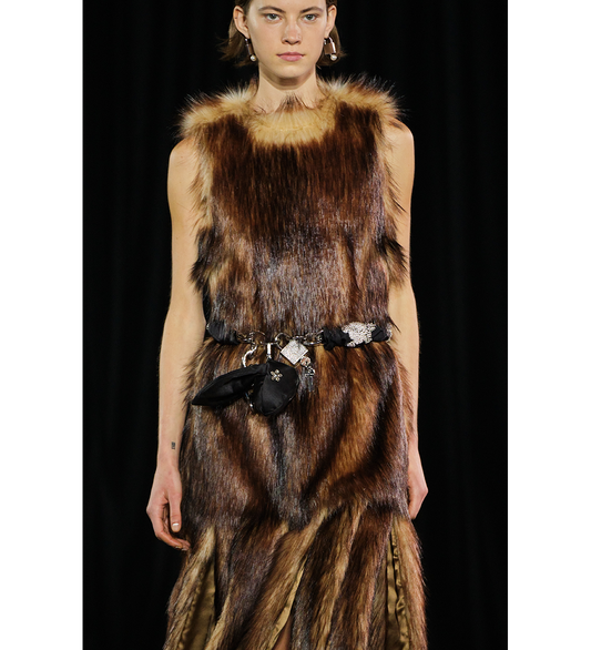 HARE COIN PURSE BAG CHARM BLACK/CLEAR