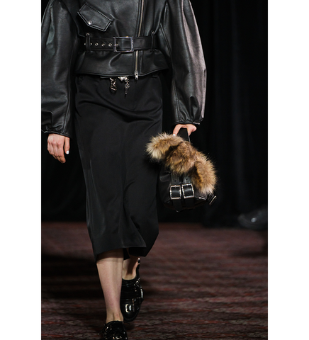 FAUX FUR HARE COIN PURSE BAG CHARM BROWN FAUX FUR HARE COIN PURSE BAG CHARM BROWN