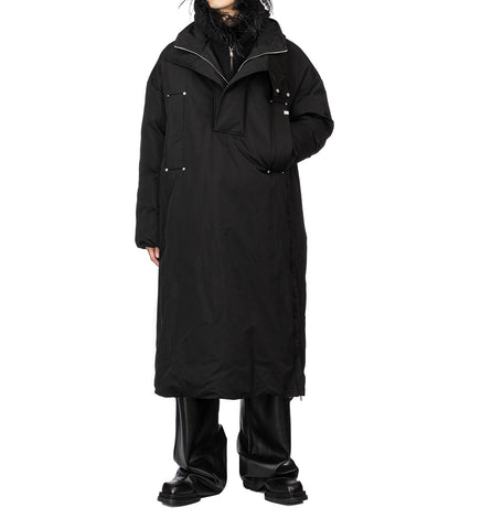 1017 ALYX 9SM NYLON PULLOVER PUFFER COAT BLACK 1017 ALYX 9SM NYLON PULLOVER PUFFER COAT BLACK