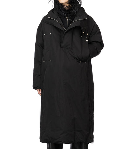 1017 ALYX 9SM NYLON PULLOVER PUFFER COAT BLACK 1017 ALYX 9SM NYLON PULLOVER PUFFER COAT BLACK