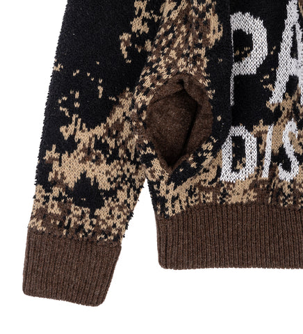 4SDESIGNS 4SD KNIT CREWNECK SWEATER BLACK 4SDESIGNS 4SD KNIT CREWNECK SWEATER BLACK