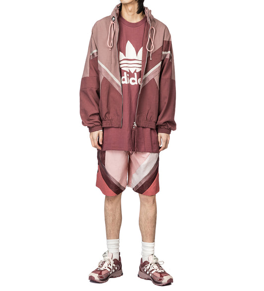 SONG FOR THE MUTE X ADIDAS PANELLED SHORTS DUSTY PINK