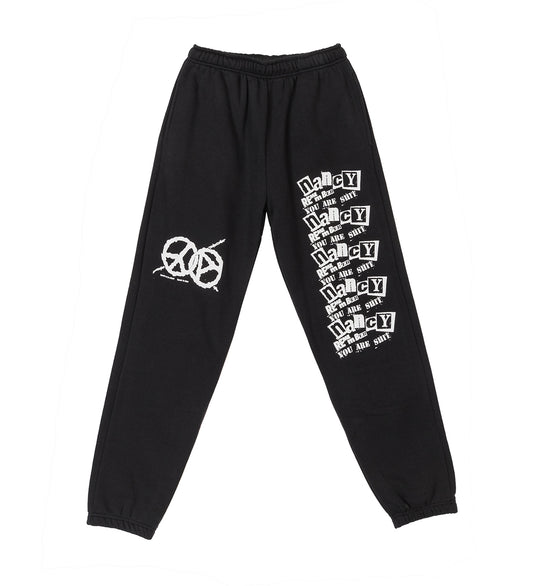 WORLD PEACE SWEATPANT BLACK